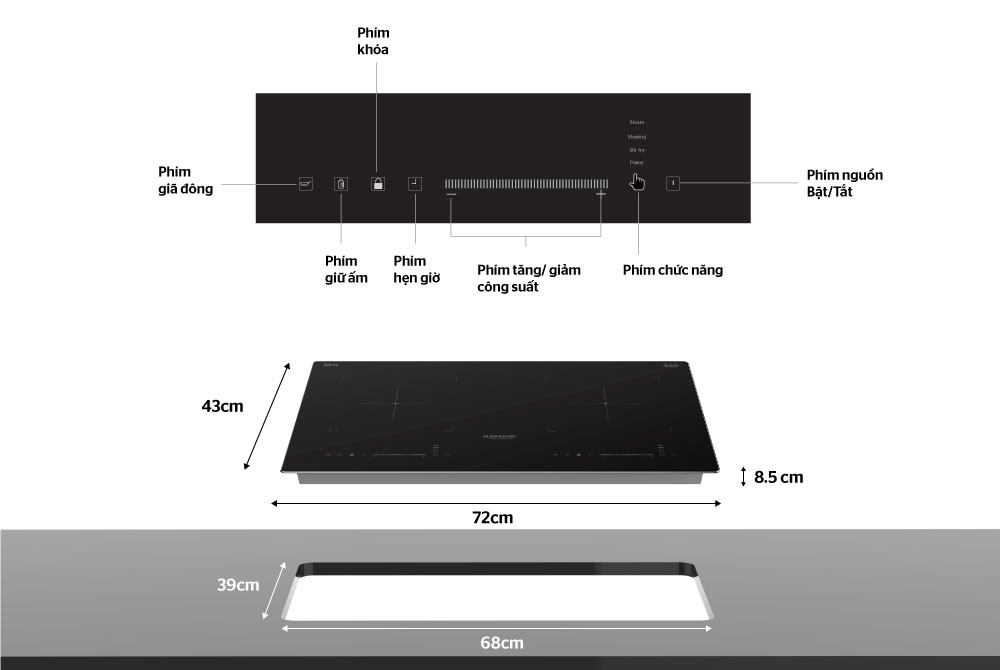 Bếp từ Sunhouse SHB DI79