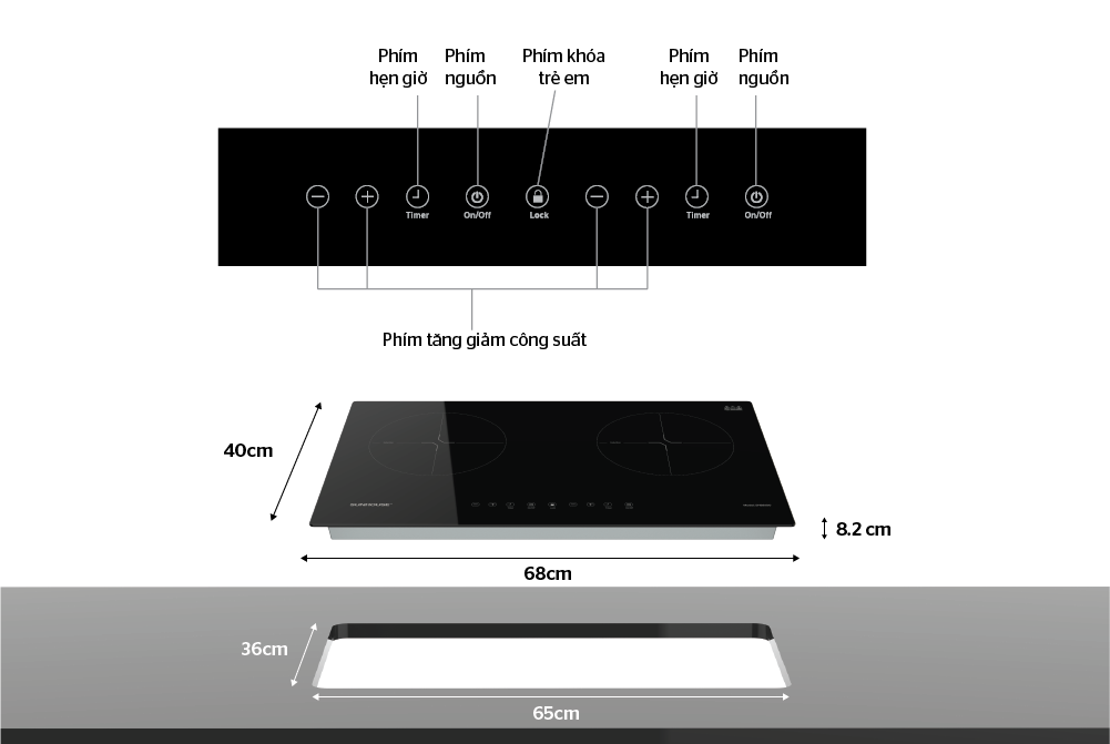 Bếp từ Sunhouse SHB66HN