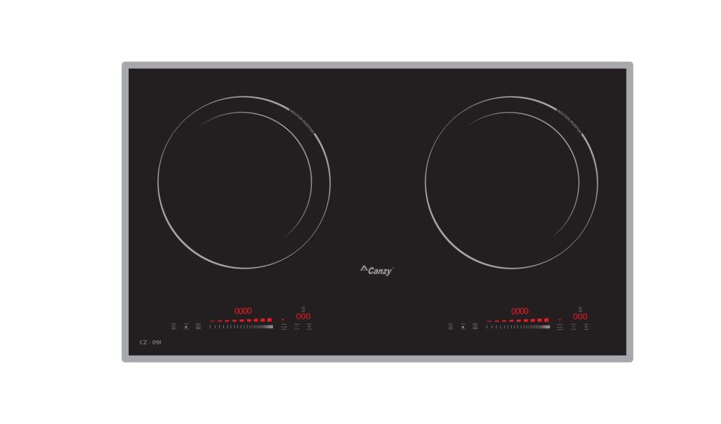 Bếp từ hồng ngoại âm 2 vùng nấu Canzy CZ 09I