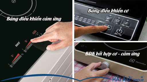 Cách lựa chọn bếp từ dựa trên bảng điều khiển