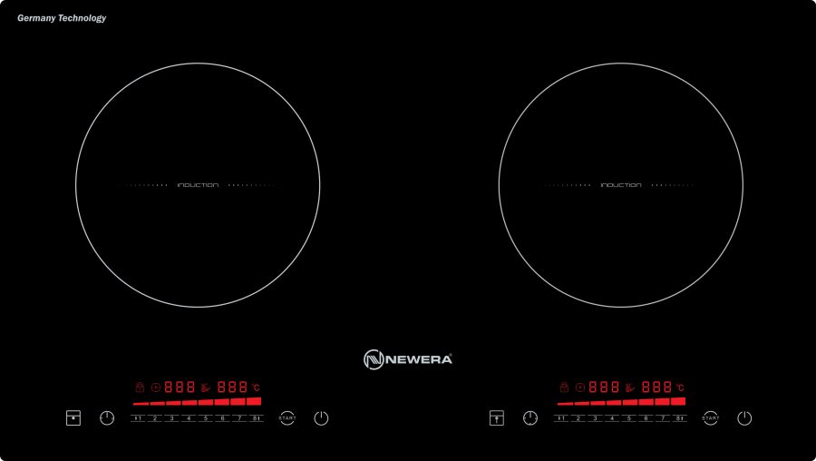 BẾP TỪ ĐÔI NEWERA NE80C2V
