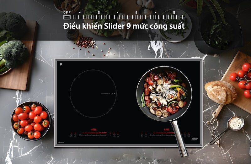 Bếp từ Lorca TA-1006 Plus có thiết kế hiện đại và nhiều tính năng ưu việt