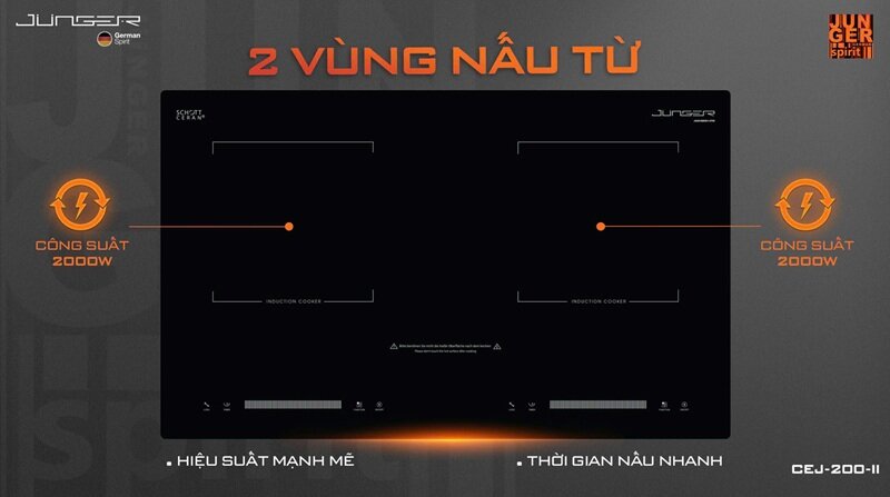 Bếp từ Junger CEJ-200-II có tốt và bền không?